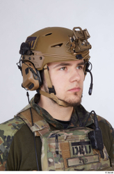 Head Man Army Helmet Athletic Street photo references